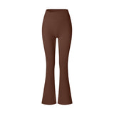 Women's Brushed Texture High Waist Cross Shaping Yoga Pants